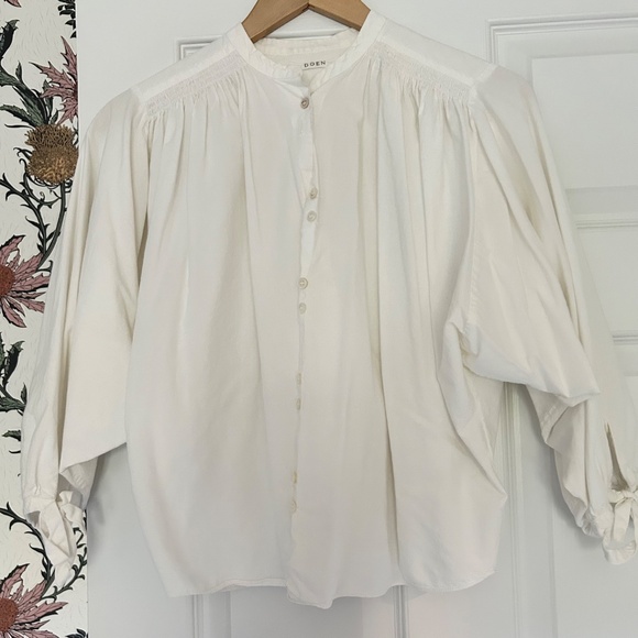 Doen Jane Blouse in Salt XS - Picture 3 of 8